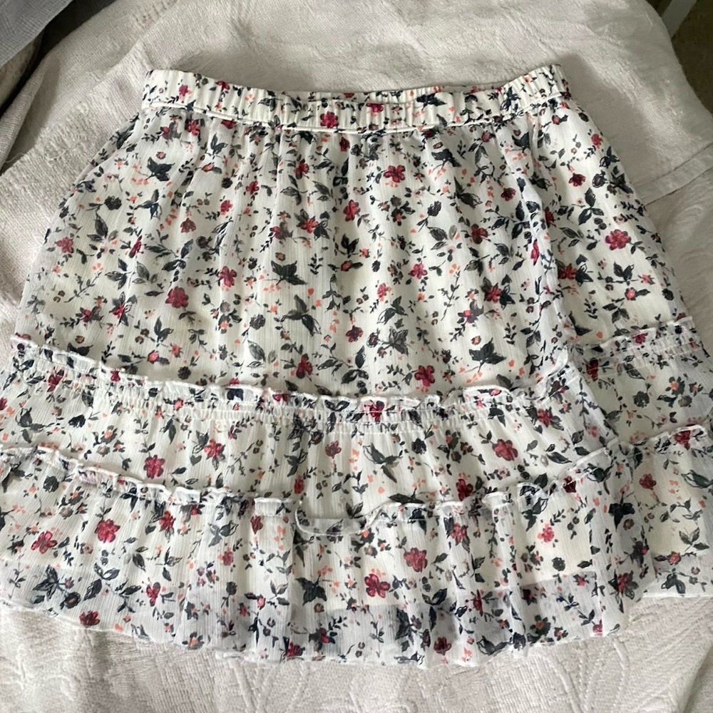 abercrombie & fitch floral skirt